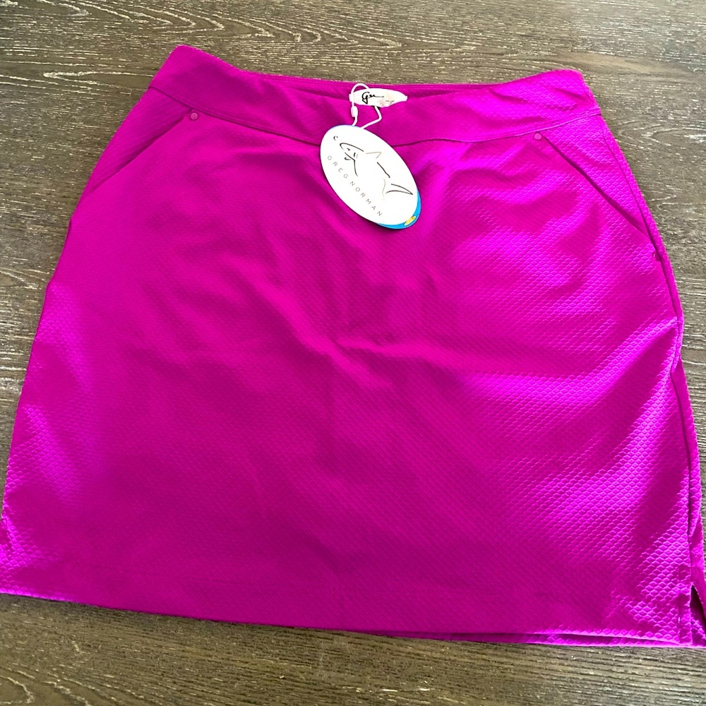 Amazing pink golfing active skirt w/ pockets sz 8! Stretchy! Perfect for summer